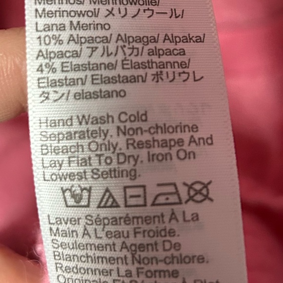 New JCrew Pink XL Sweater Set - Picture 5 of 6